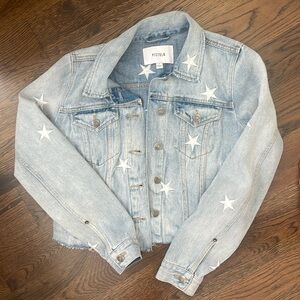 Pistola brando star embroidery denim jacket- zodiac
